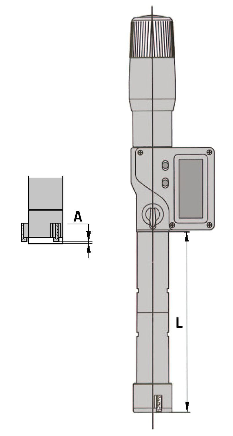 Digitale Dreipunkt-Innenmessschraube 40-50 mm mit Skala DIN 863 | RB 4 | IP65