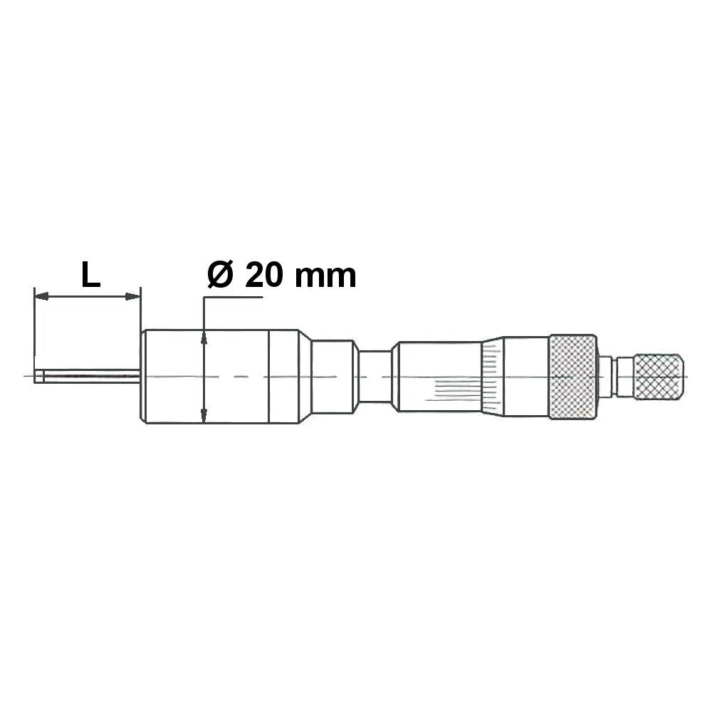 Innenmessschraube 2,0 - 3,0 mm | SET
