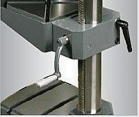 OPTIMUM Säulenbohrmaschine B 28 HV - Vario | SET mit Schraubstock