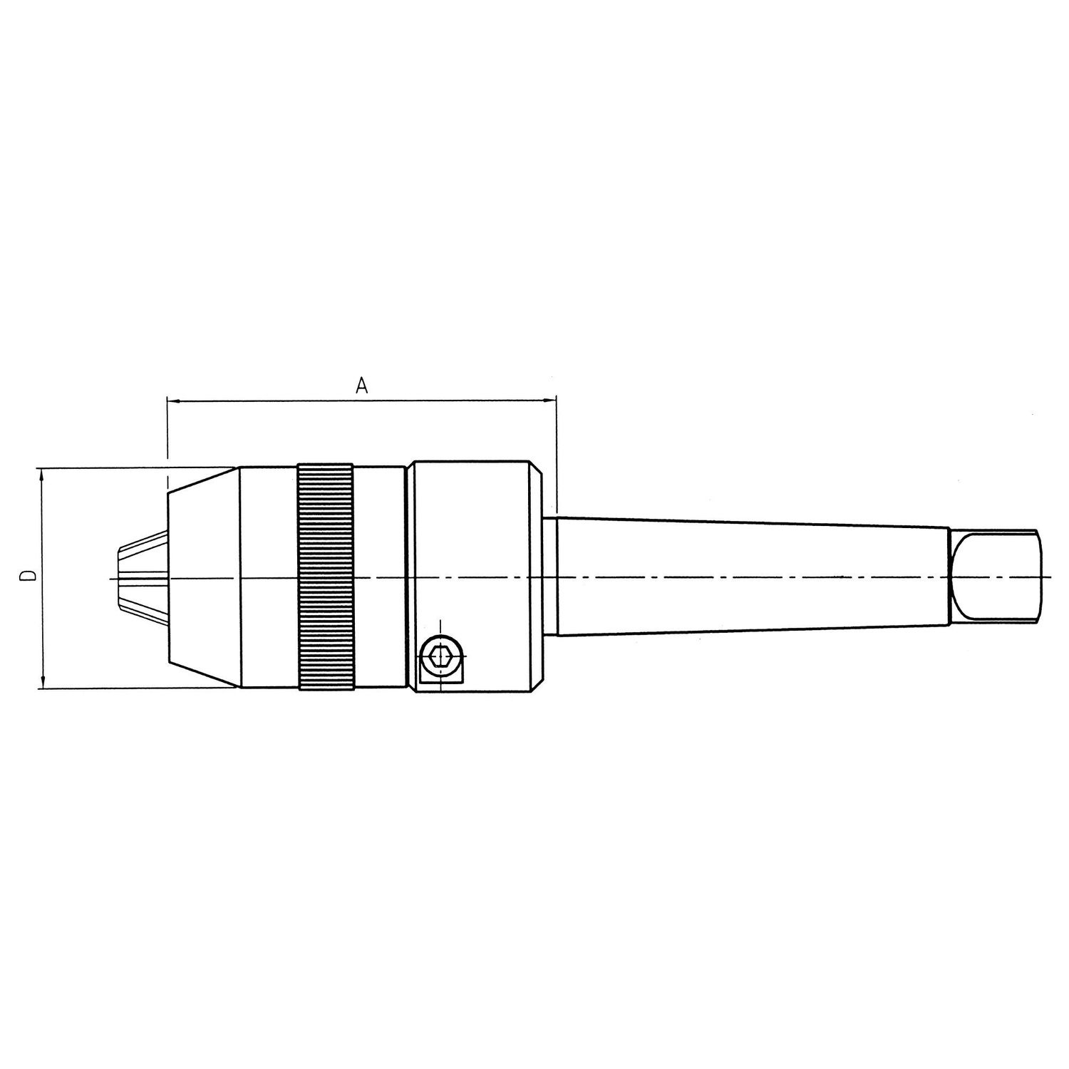Präzisions-Kurzbohrfutter DIN 228 B MK3 1-16 mm