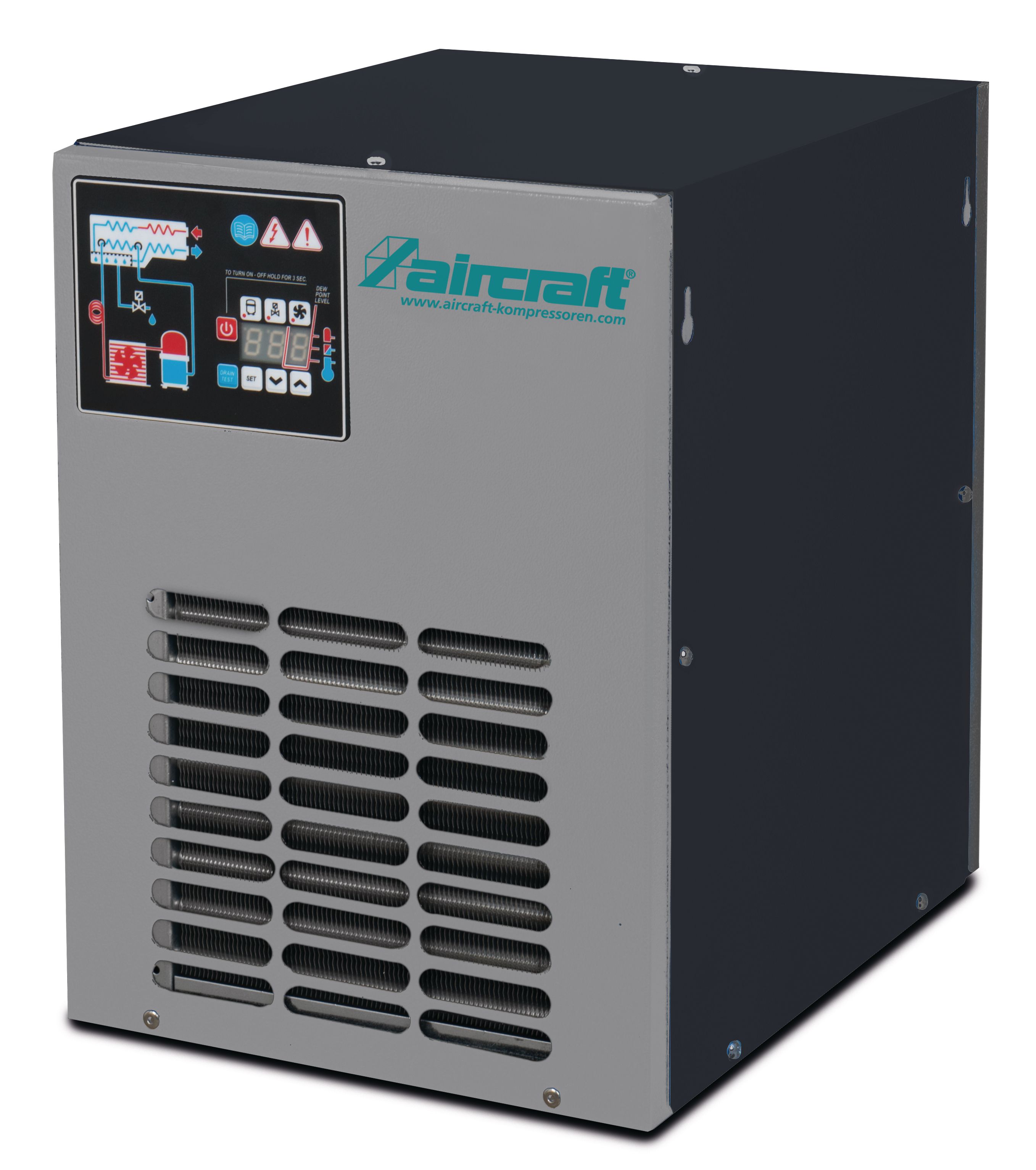 AIRCRAFT Kompressor AIRPROFI 703/270/10 VKK AD 2000 mit Kältetrockner u. Kondensataufbereiter