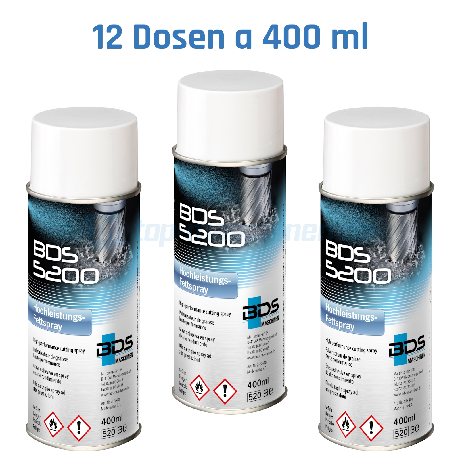 BDS Hochleistungsfettspray 5200 - 12 x 400 ml