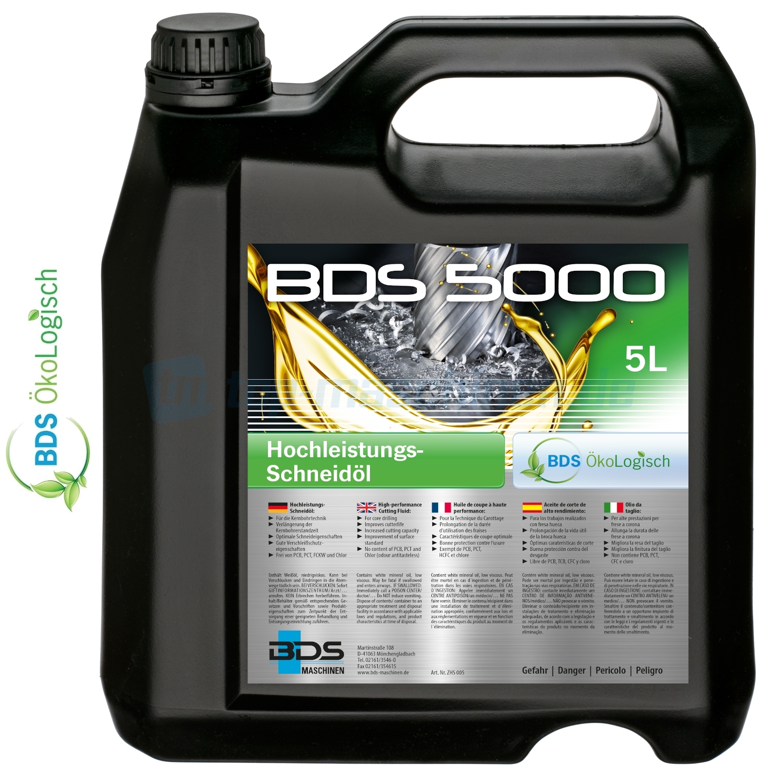 BDS Hochleistungsschneidöl 5000 - 5 Liter