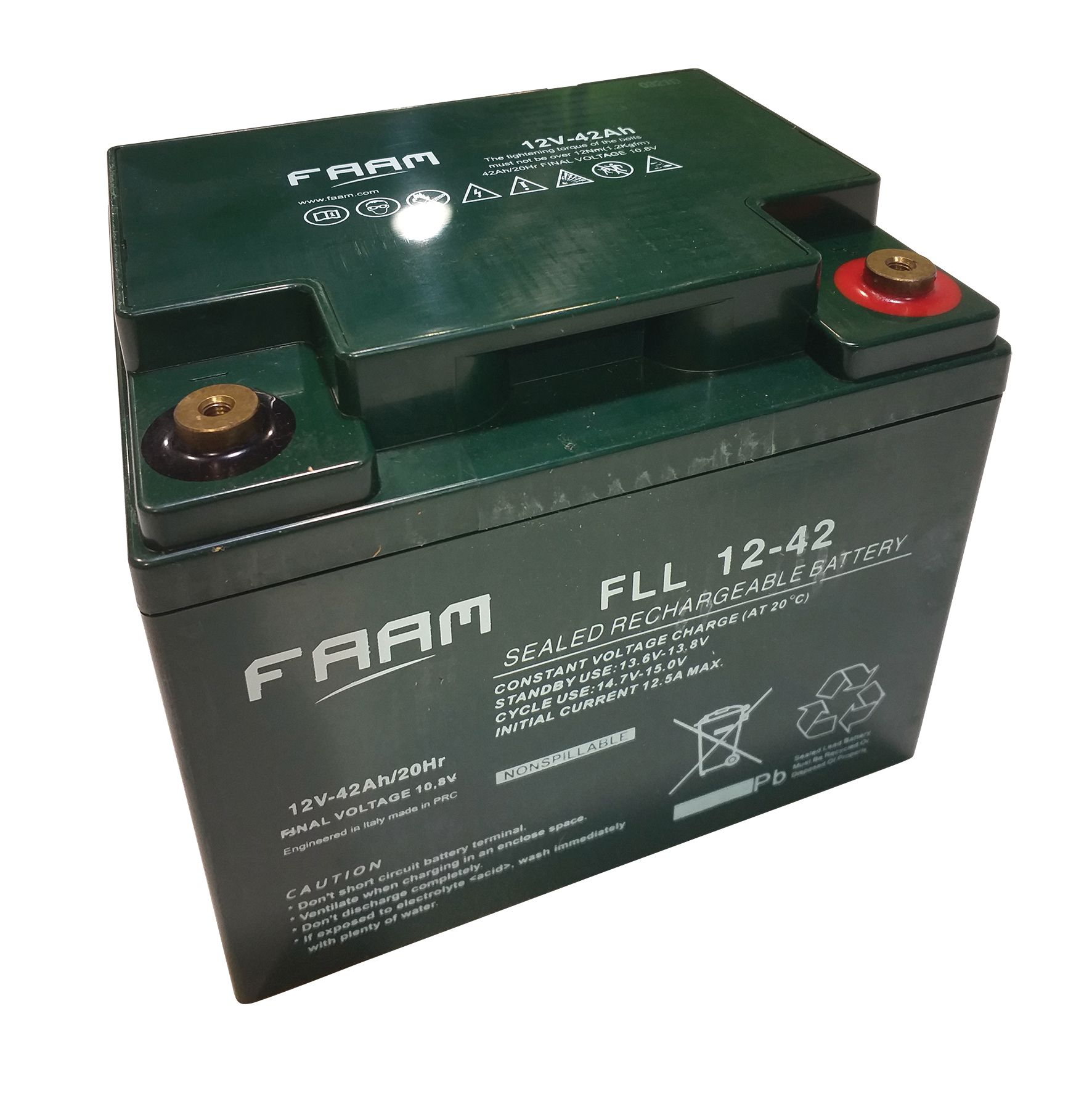 Cleancraft AGM-Batterie 12 V / 42 Ah für KM 625 / KM 825