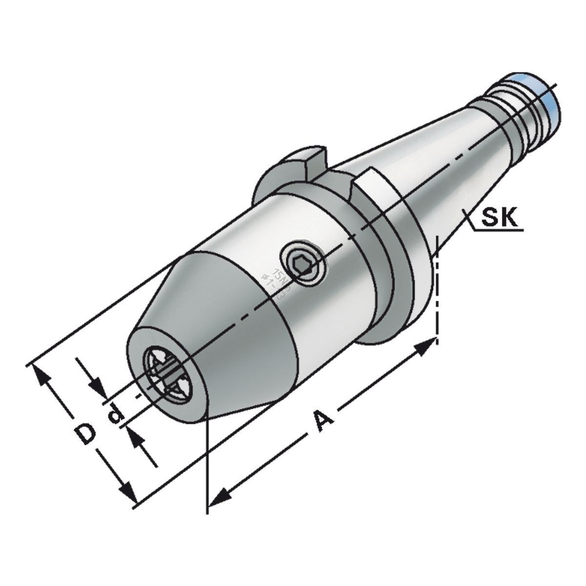 CNC Präzisions-Bohrfutter DIN 2080 SK30 | 1,0-13 mm