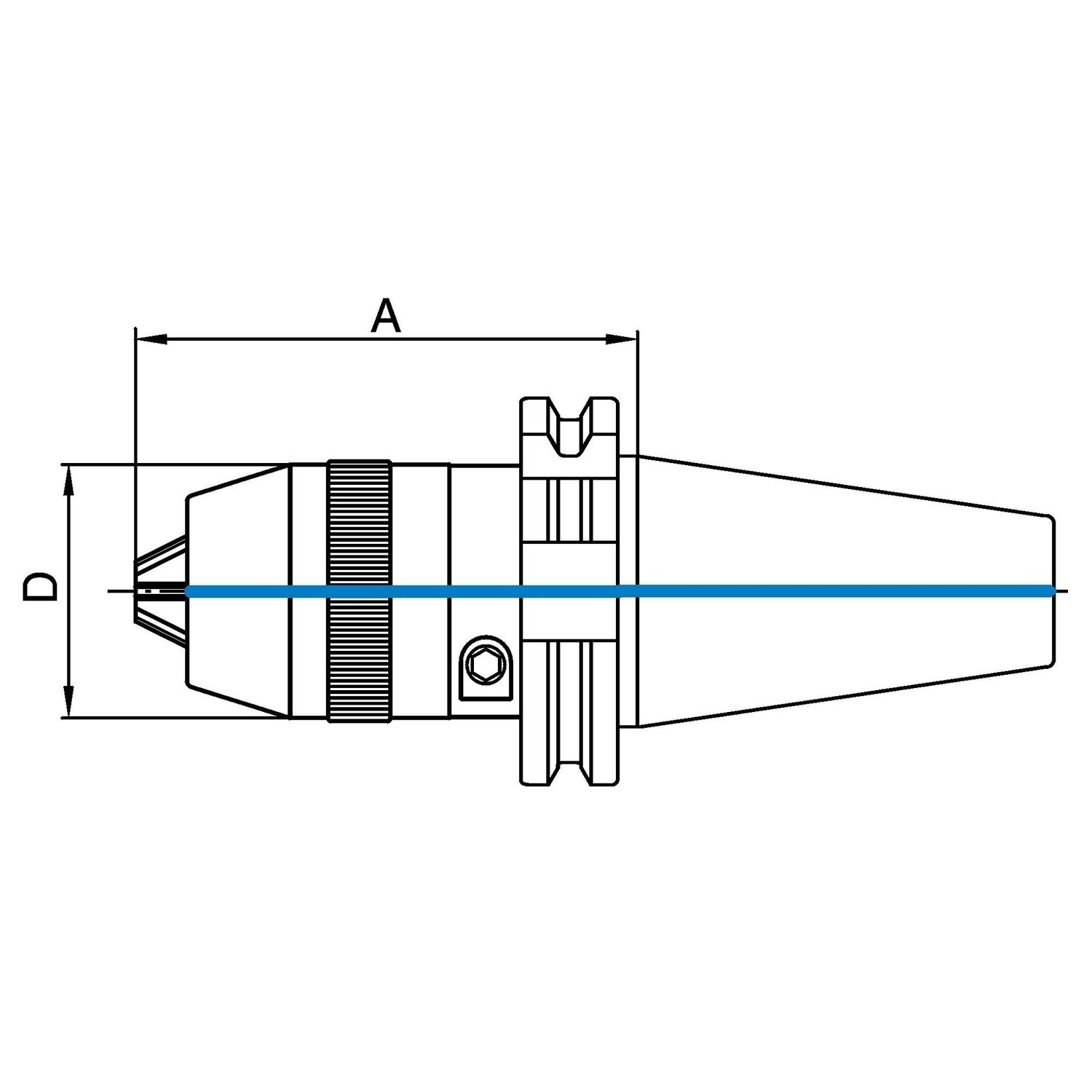 CNC Präzisions-Bohrfutter MAS-BT JIS B 6339 AD BT50 1-16 mm