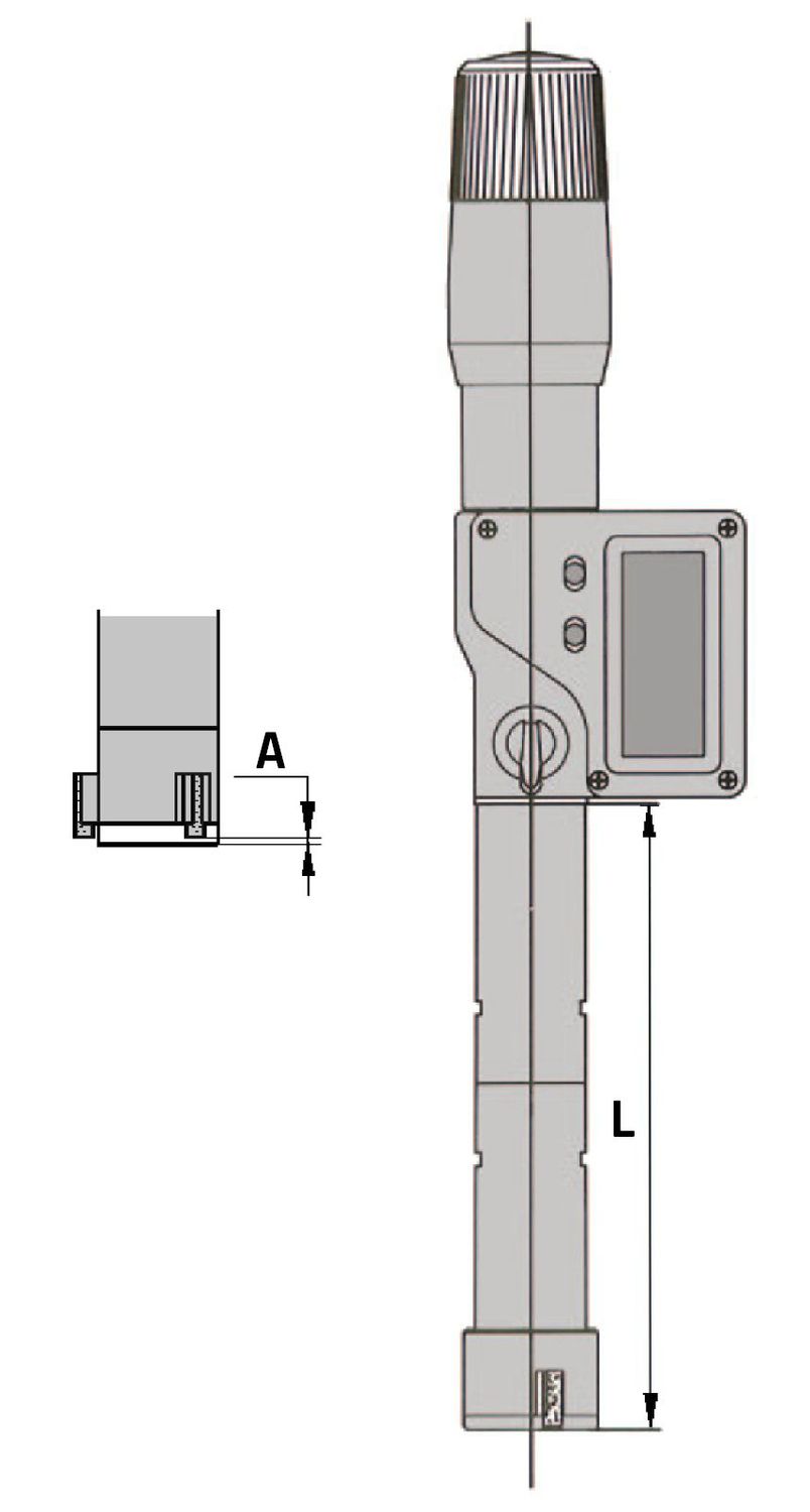 Digitaler Dreipunkt-Innenmessschrauben-Satz 20-50 mm mit Skala DIN 863 | RB 4 | IP65