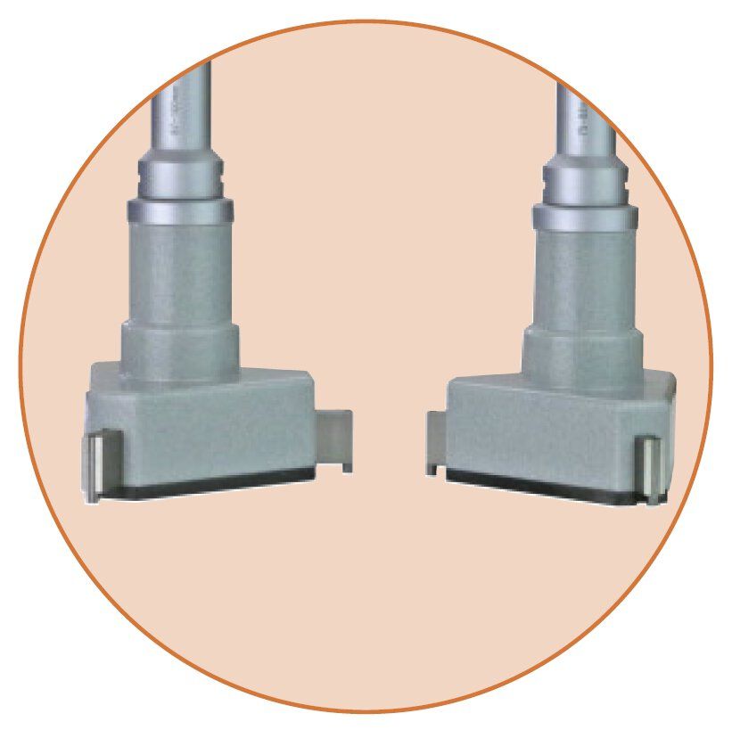 Digitaler Dreipunkt-Innenmessschrauben-Satz 75-100 mm DIN 863 | RB 6 | IP65 mit 2 Messköpfen