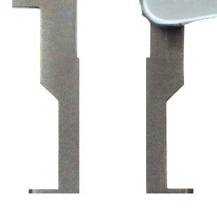 Digitaler Innen-Nuten-Messschieber 16-150 x 30 mm mit flachem Schnabel