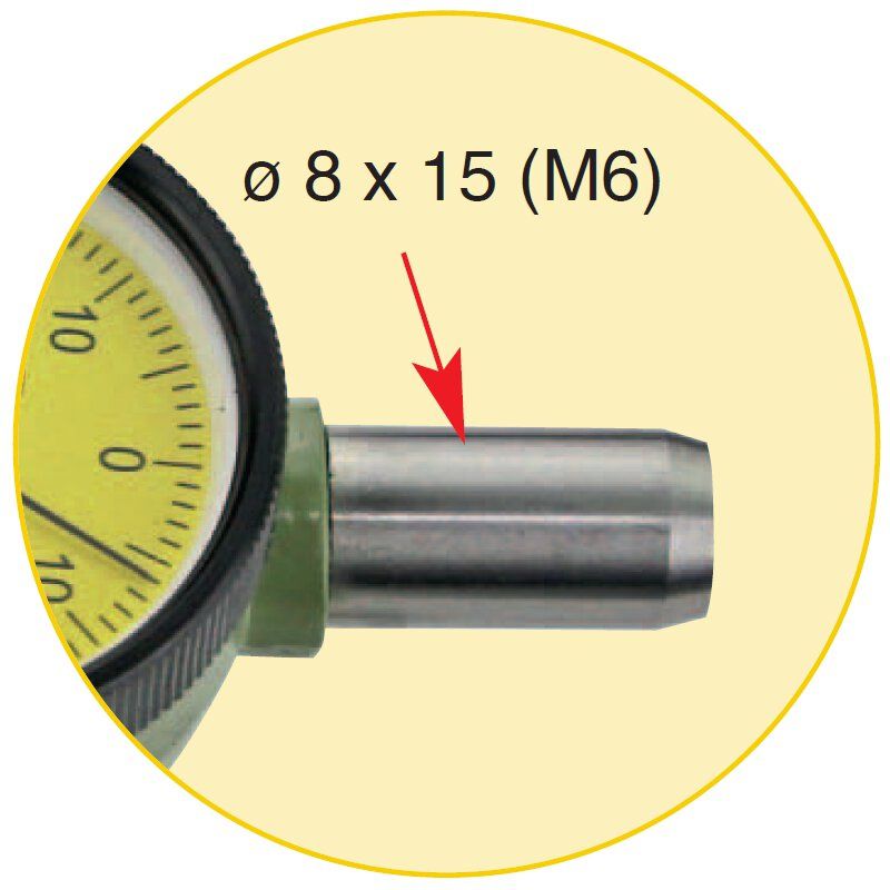Fühlhebelmessgerät / Feintaster 0,8 x 0,01 mm mit seitlicher Antastung
