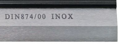 Haarlineal 100 mm - DIN 874/00 | INOX