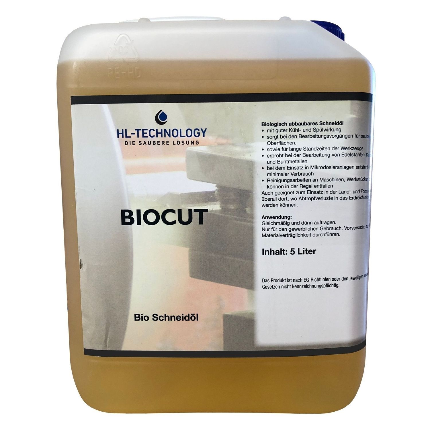 Hochleistungs-Schneidöl Biocut für Minimalmengenschmierung | 5 Liter