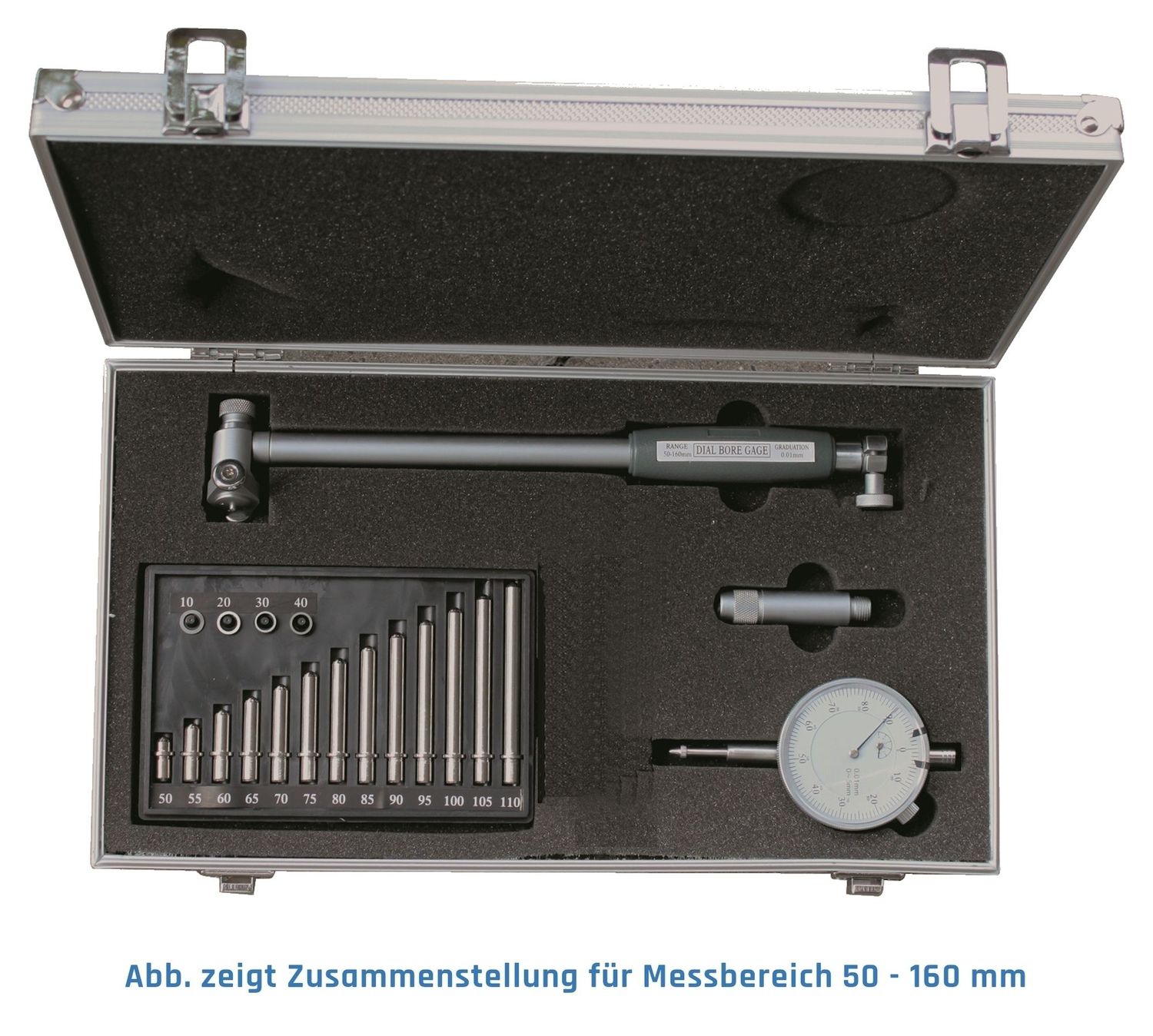 Innen-Feinmessgerät Ø 18-35 x 125 mm mit Hartmetall-Messflächen