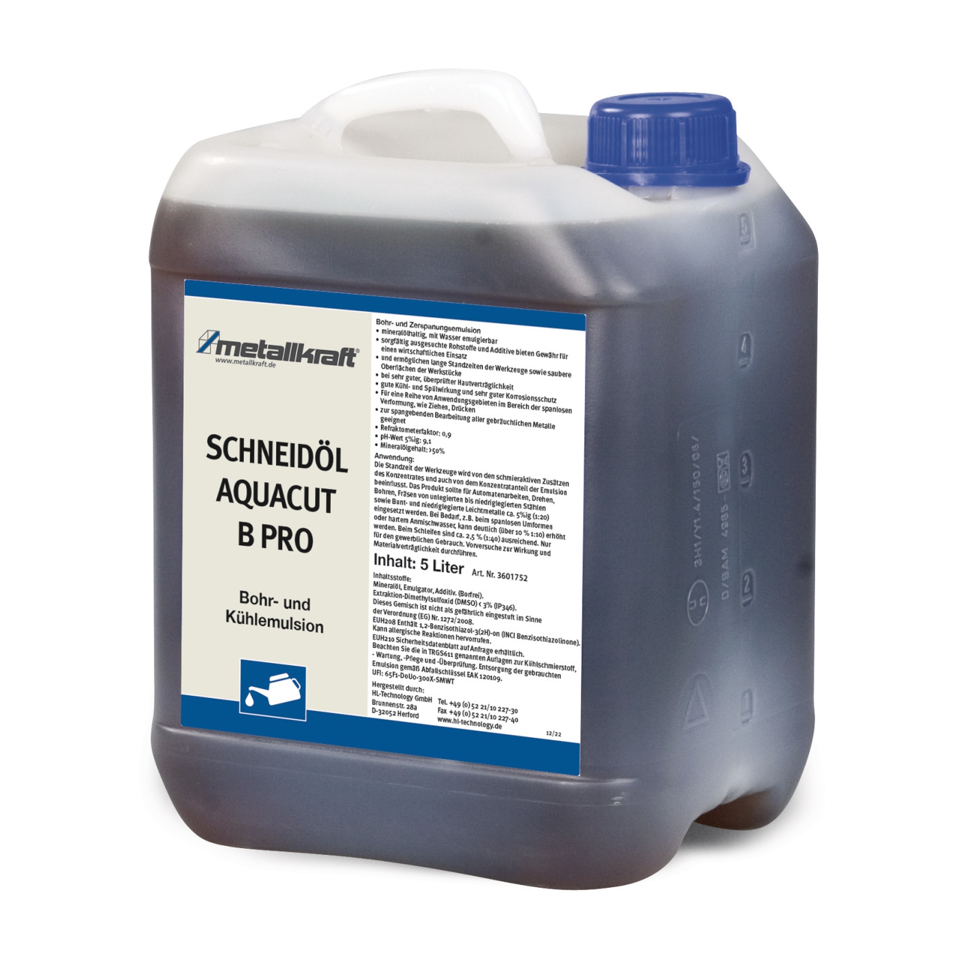 Kühlmittelkonzentrat / Bohremulsion Aquacut B Pro | 5 Liter
