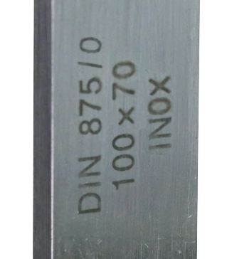 Kontrollwinkel 100 x 70 mm - DIN 875/0 | INOX