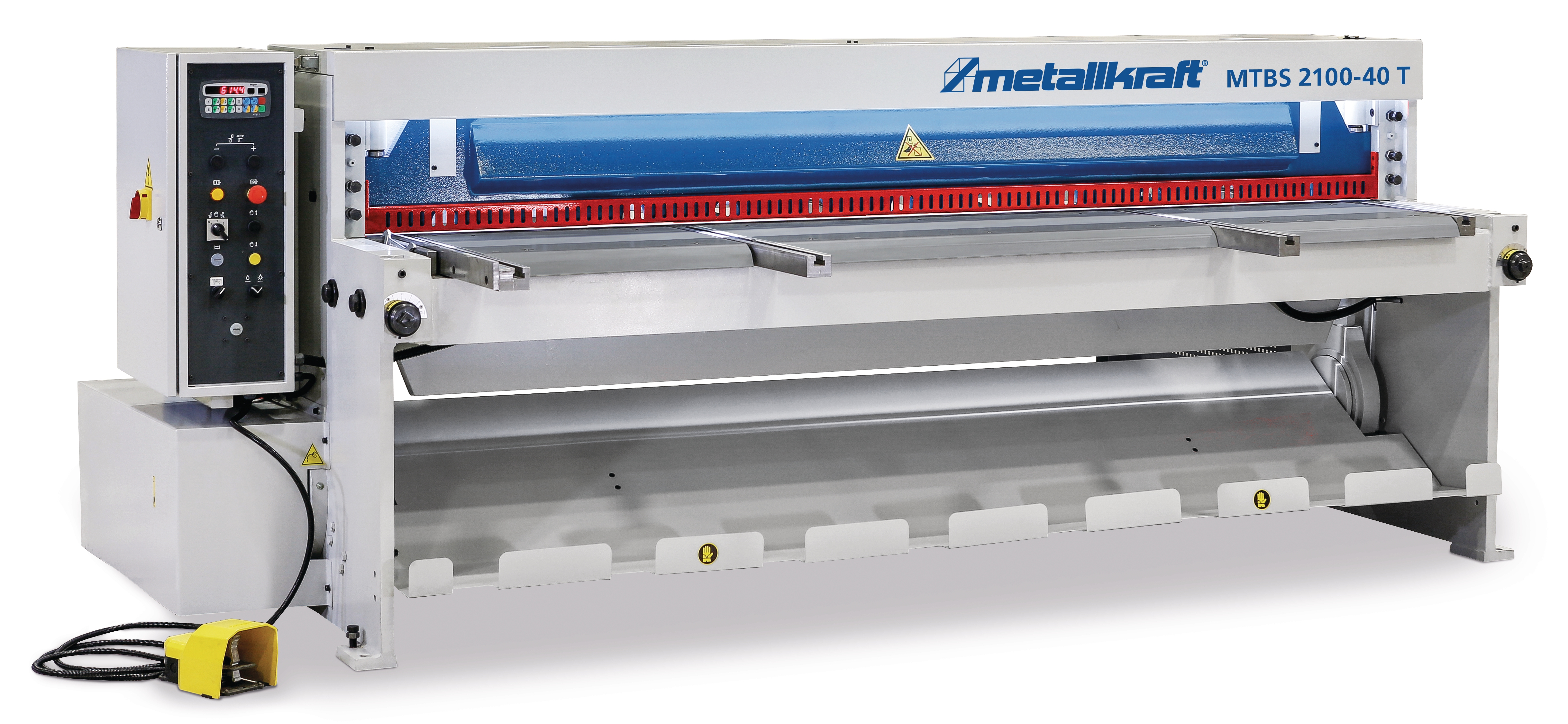 Metallkraft Tafelblechschere MTBS 2100-40 T mit NC-Hinteranschlag