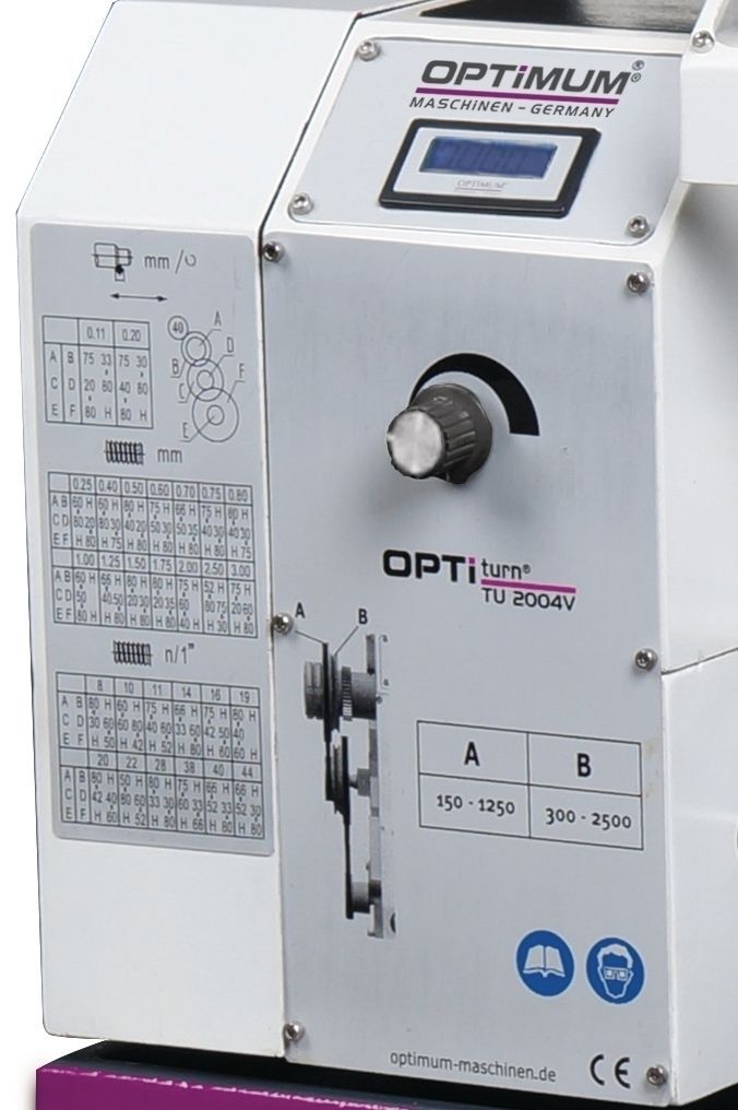 OPTIMUM Drehmaschine TU 2004 V - Vario | Set PLUS