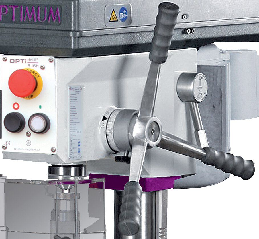 OPTIMUM Tischbohrmaschine B 16 H | SET mit Schraubstock