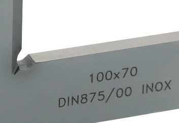 Präzisions-Haarwinkel 200 x 130 mm - DIN 875/00 | INOX