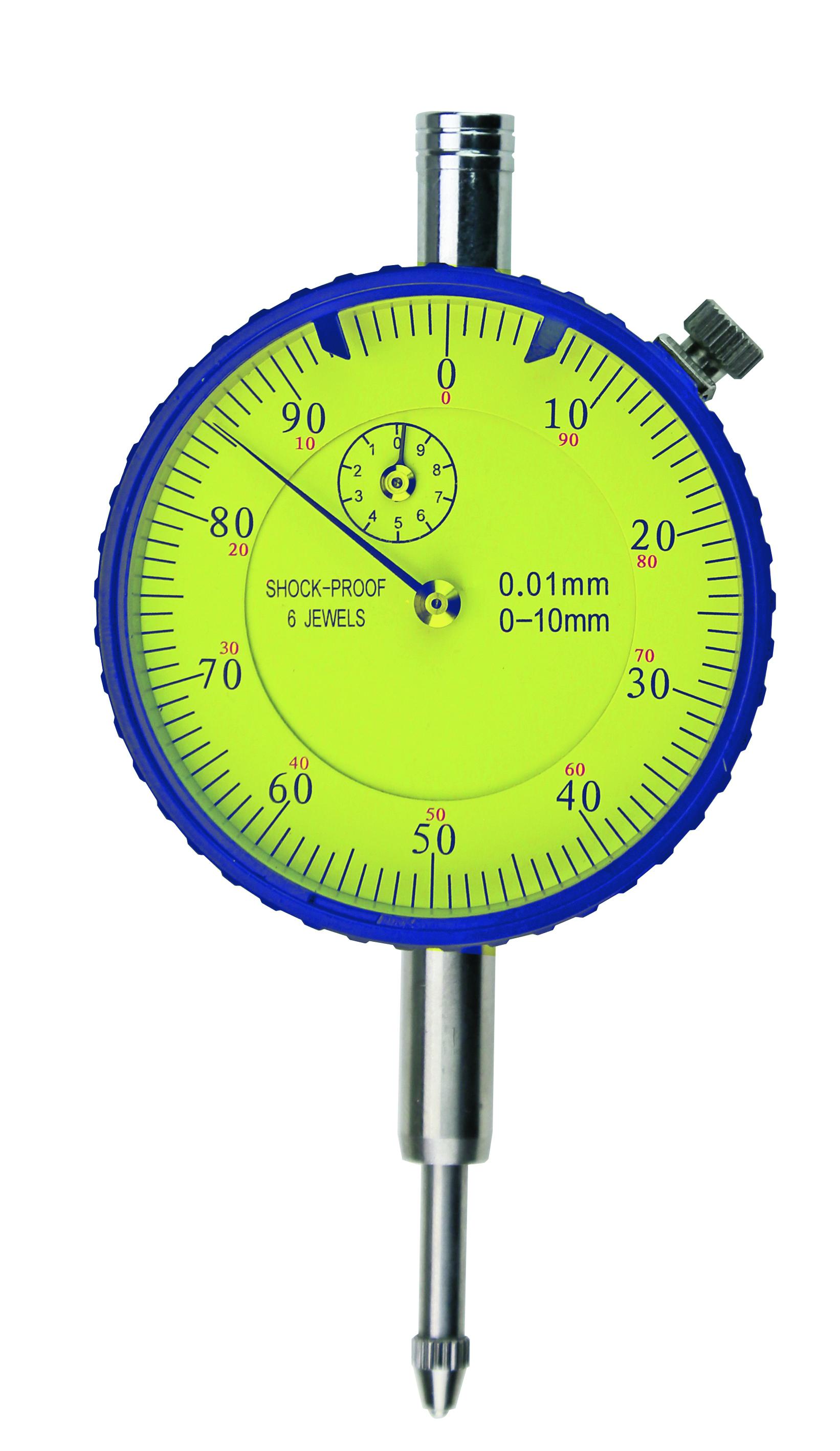 Präzisions Messuhr 0-10 mm x 0,01 mm DIN 878 mit Stoßschutz