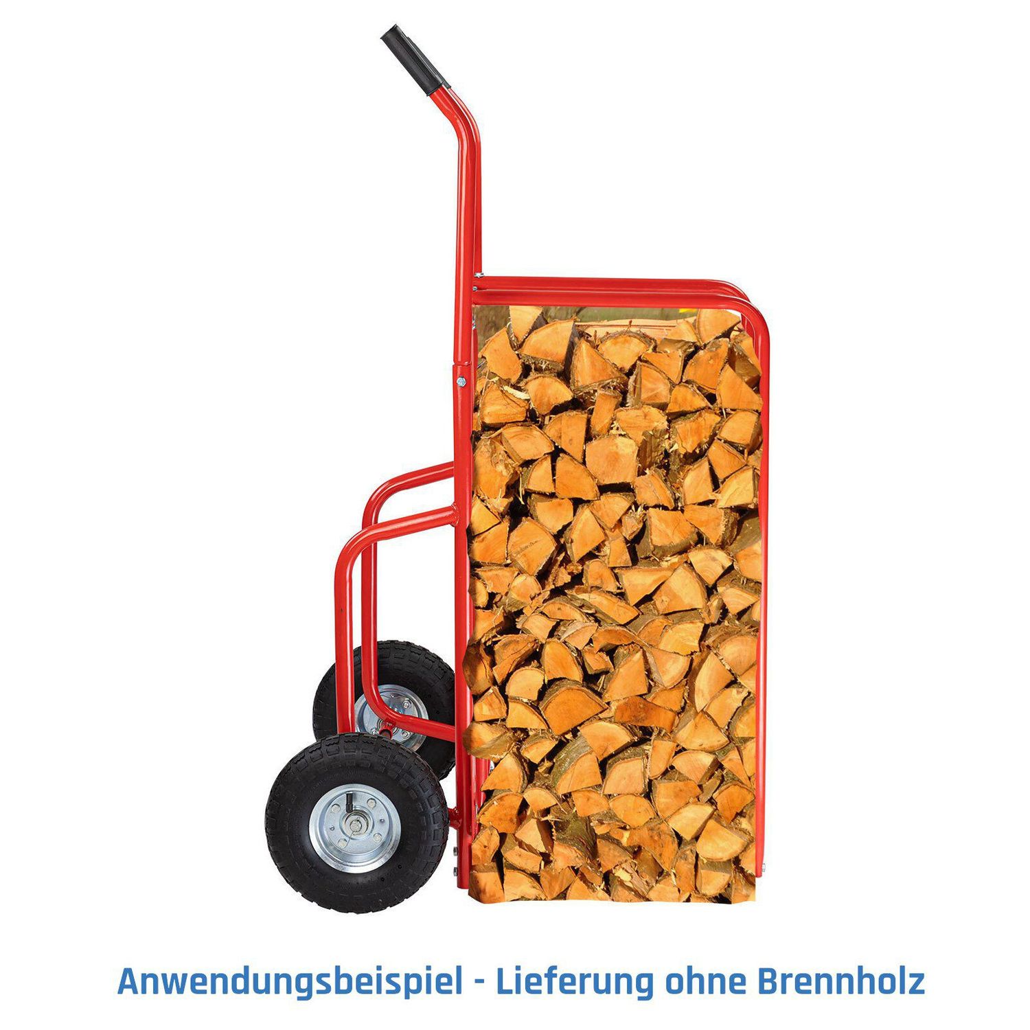Sackkarre für den Brennholz-Transport