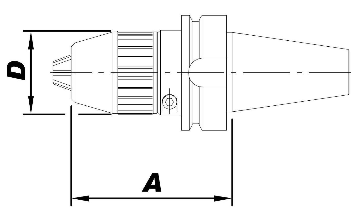 Schnellspannbohrfutter MAS BT30 | 0,5-10 mm