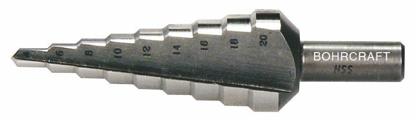 Stufenbohrer Ø 4 - 12 mm HSS-G