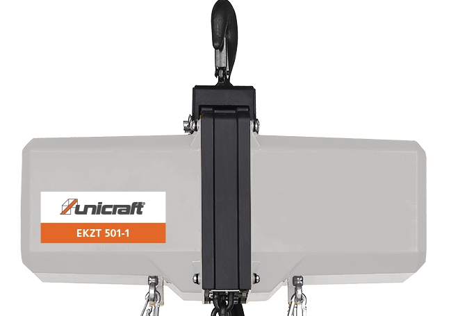 UNICRAFT Elektro-Kettenzug EKZT 501-1 mit Traghaken | 0,5 t x 3 m