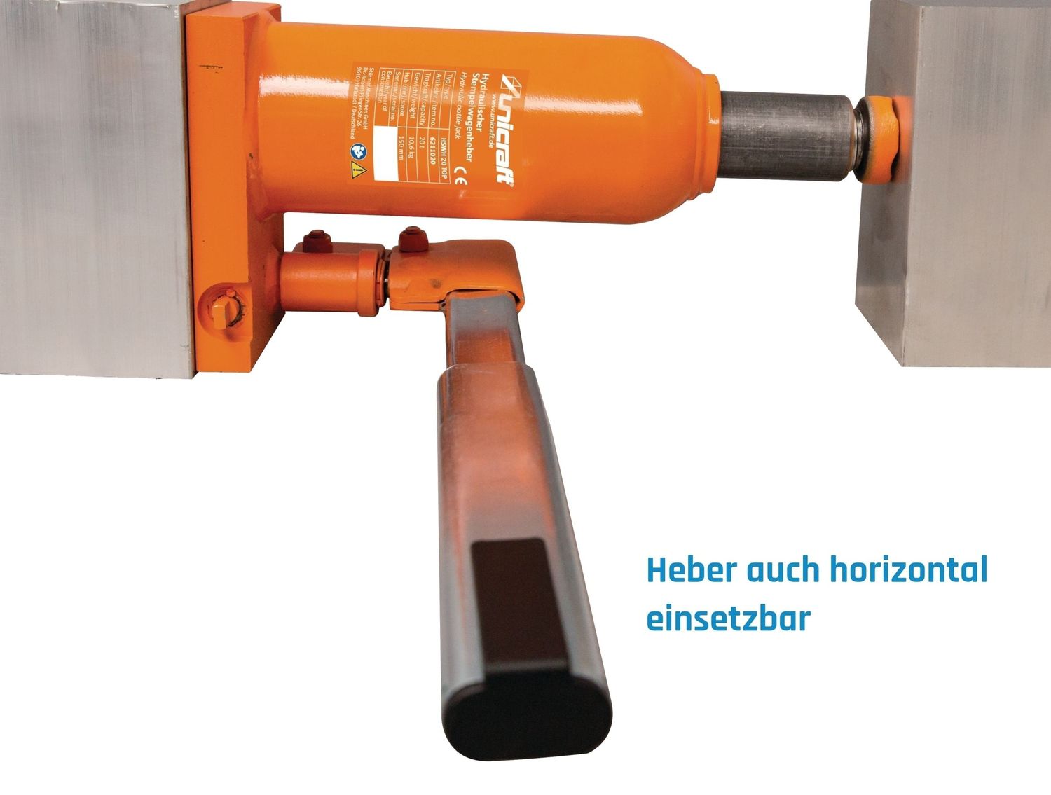 UNICRAFT Hydraulischer Stempel-Wagenheber HSWH 10 TOP | 10 t