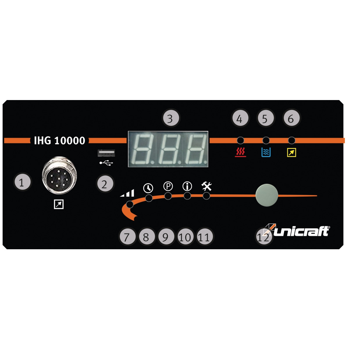 UNICRAFT Induktions-Heizgerät IHG 10000 | 10 kW